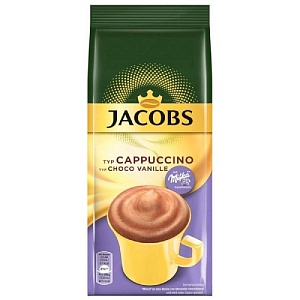 Напиток JACOBS CAPPUCCINO CHOCO VANILLE Кофейный растворимый /пакет/ 500г*12