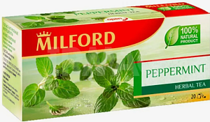 Чай MILFORD Травяной Перечная Мята (20 пакетиков) 30г*12