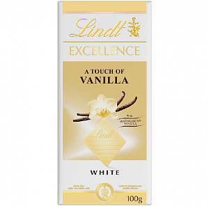 Шоколад LINDT EXCELLENCE Белый с ванилью 100г*20