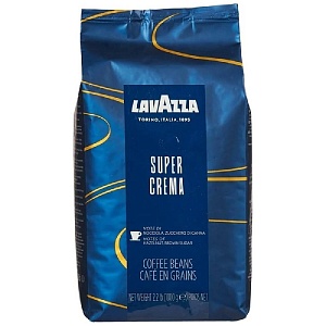Кофе LAVAZZA (имп беларусь) SUPER CREMA зерно /вакуум/ 1000г*6