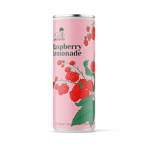 Лимонад LEMONARDO Raspberry lemonade - Малина /жесть/ 330мл*12