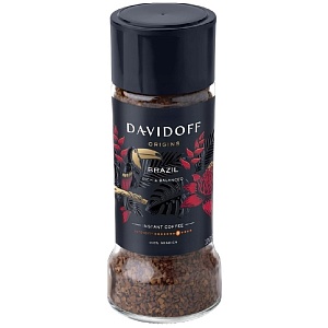 Кофе DAVIDOFF ORIGINS BRASIL растворимый /стекло/ 100г*6