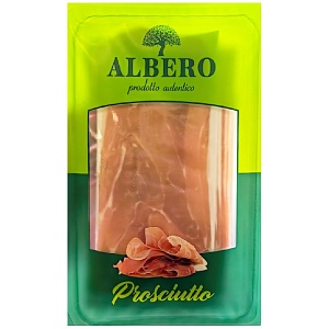 Окорок ALBERO сыровяленый Прошутто Крудо категории А /нарезка/ 70г*15