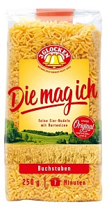 Макароны 3 GLOCKEN Die mag ich Алфавит Buchstaben 250г*18