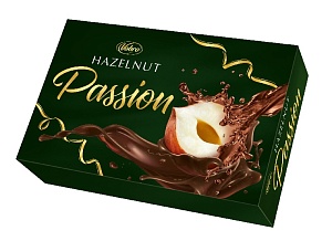 Конфеты VOBRO шоколадные Ореховая Страсть Hazelnut Passion двойная /картон/ 280г*6