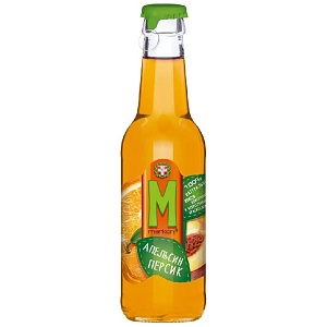 Напиток MARKONI Апельсин-Персик сокосодержащий /стекло/ 0,25л*24