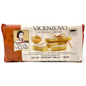 Палочки VICENZI BISCOTTI [3056] Vicenzovo с сахарной помадкой 200г*12