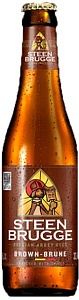 Пиво STEENBRUGGE BROWN темн.фильтр.пастер. 6,5% /стекло/ 0,33л*24