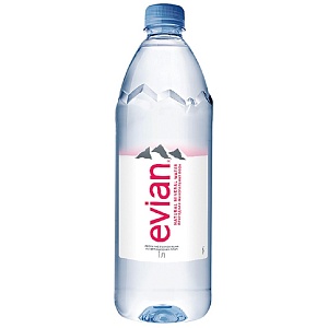 Вода Evian натуральная /пэт/ 1л*12