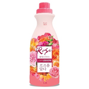 High Enrichment Fabric Softener Rose Softener / Кондиционер концентрат для белья с ароматом розы, 1,2л