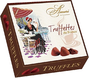 Трюфели AMERI 4TR03120 (2578) Truffles French классические "В Париже" 250г*10