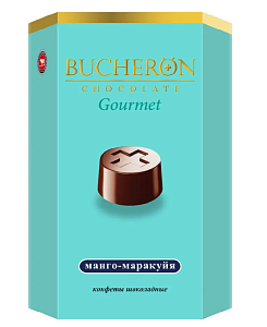 Конфеты BUCHERON GOURMET со вкусом манго-маракуйя  /картон/ 130г*10