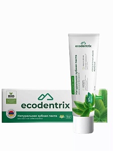 Ecodentrix BIO Зубная паста ОТБЕЛИВАЮЩАЯ со вкусом МЯТЫ 75 мл