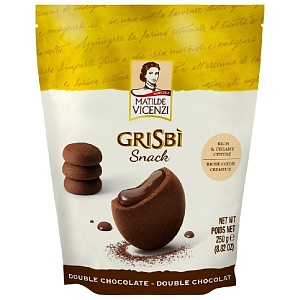 Печенье GRISBI [4143] с начинкой из шоколадного крема /пакет/ 250г*10