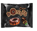 Пончик Dr.Snack Cacao Donut глазированный с шоколадной начинкой 40г*12