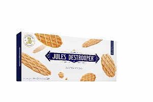 Вафли JULES-DESTROOPER хрустящие сливочные "Butter Waffles" /картон/ 100г*12                        