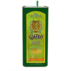 Масло оливковое GLAFKOS EVOO AC < 0,1-0,8 /жесть/ 5000мл*4