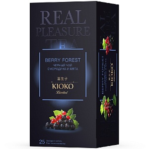 Чай KIOKO Limited BERRY FOREST черный с ягодами (25пак.*1,5г) 37,5г*8