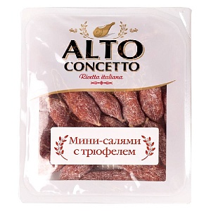 Мини Салями ALTO CONCETTO с трюфелем 150г*10