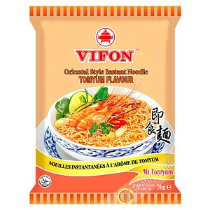 Лапша VIFON быстрого приготовления со вкусом Том Ям /пакет/ 70г*30