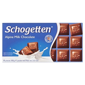 Шоколад SCHOGETTEN молочный "Альпийский" 100г*15