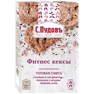 Смесь С.Пудовъ Фитнес кексы карт/кор 350г*10