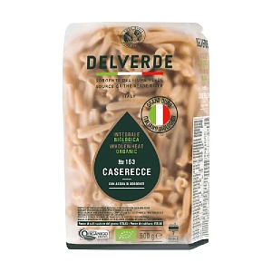 Макаронные изделия DELVERDE №163 Казаречче Биолоджико с отрубями 500г*20
