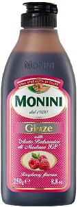 Соус бальзамический MONINI GLAZE со вкусом малины (глазурь) /пластик/ 250мл*8