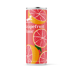 Лимонад LEMONARDO Grapefruit Tonic - Грейпфрут-лимон-лайм /жесть/ 330мл*12