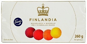 Мармелад FAZER Finlandia /картон/ 260г*14