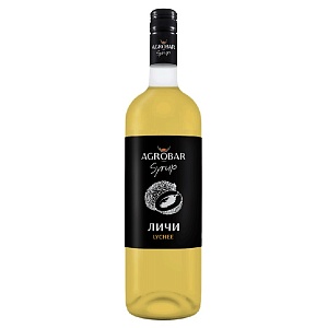 Сироп AGROBAR Личи (Lychee) /стекло/ 1л*6
