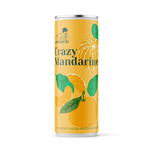 Лимонад LEMONARDO Crazy Mandarine - Мандарин /жесть/ 330мл*12
