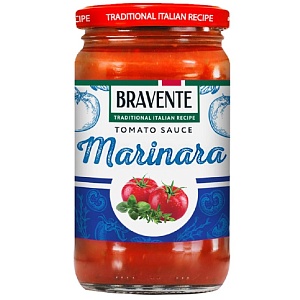 Соус BRAVENTE Tomato MARINARA томатный Маринара /стекло/ 360г*8