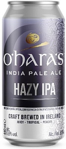 Пиво О'HARA'S Hazy IPA 6,8% светлое /жесть/ 0,44л*24