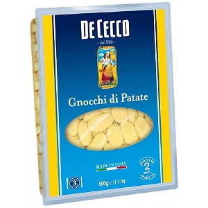 Клецки DE CECCO Gnocchi di Patate (Картофельные ньокки) 500г*12