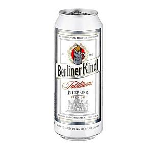 Пиво BERLINER Kindl Jubilaums Pilsener 5,1% светлое /жесть/ 0,5л*24