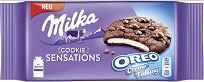 Печенье MILKA шоколадное с начинкой и кусочками шоколада Сенсация Sensation 156г*12