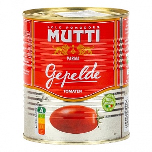 Томаты MUTTI очищенные целые в томатном соке /жесть/ 800г*12
