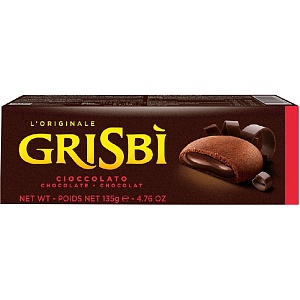 Печенье GRISBI [4200] с начинкой из шоколадного крема /картон/ 135г*12