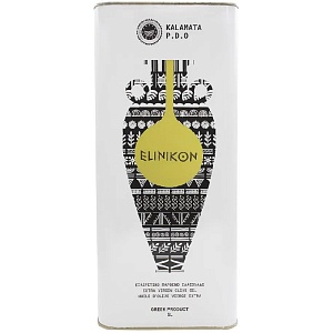 Масло ELINIKON оливковое EVOO KALAMATA P.D.O. AC <0,5 /жесть/ 5л*4