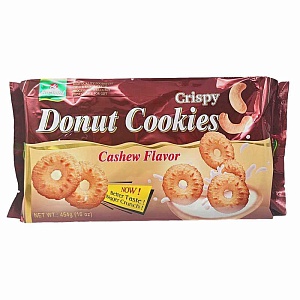 Печенье HUAMEI DONUT COOKIES Печенье со вкусом кешью 454г*12