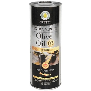 Масло СRETEL оливковое ESTATE EVOO AC 0,3 /жесть/ 500мл*12