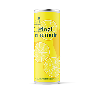 Лимонад LEMONARDO Original Lemonade - Лимон-маракуйя /жесть/ 330мл*12