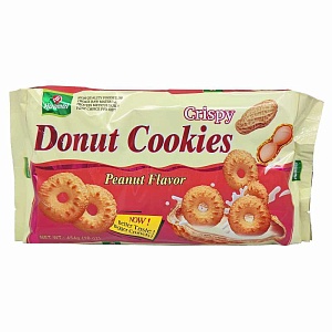 Печенье HUAMEI DONUT COOKIES Печенье со вкусом арахиса 454г*12