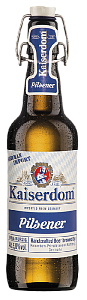 Пиво KAISERDOM Pilsener 5% (flip-top) /стекло/ 0,5л*12