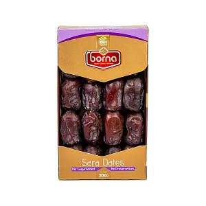 Финики BORNA Sara сушеные с косточкой /картон/ 200г*24