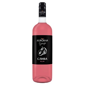 Сироп AGROBAR Слива (Plum) /стекло/ 1л*6