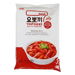 Токпокки YOPOKKI Hot and Spicy Остро-пряный (рисовые палочки с соусом 1 порция) /пакет-вакуум/ 120г*20
