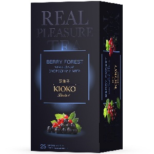 Чай KIOKO Limited BERRY FOREST черный с ягодами (25пак.*1,5г) 37,5г*8