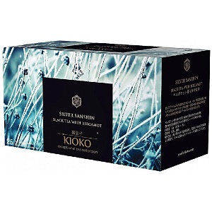 Чай KIOKO SILVER SANSHIN Чёрный с ароматом бергамота (25пак.*2г) 50г*8